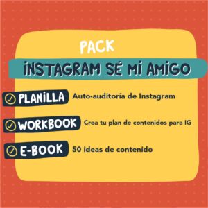 PACK 3 - Instagram sé mi amigo