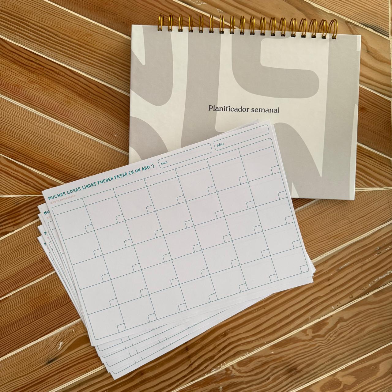 PLANNER SEMANAL PERPETUO MINIMALISTA - Imagen 8