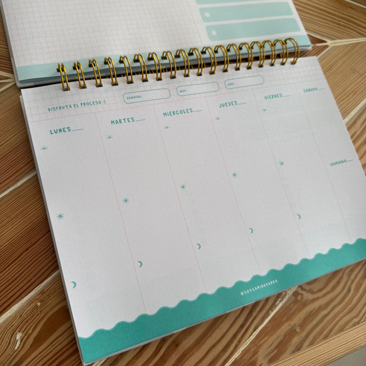PLANNER SEMANAL PERPETUO MINIMALISTA - Imagen 6